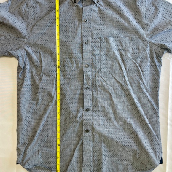 Van Heusen Originals Men’s Classic Fit Long‑Sleeve Micro‑Print Dress Shirt - M - Picture 7 of 7